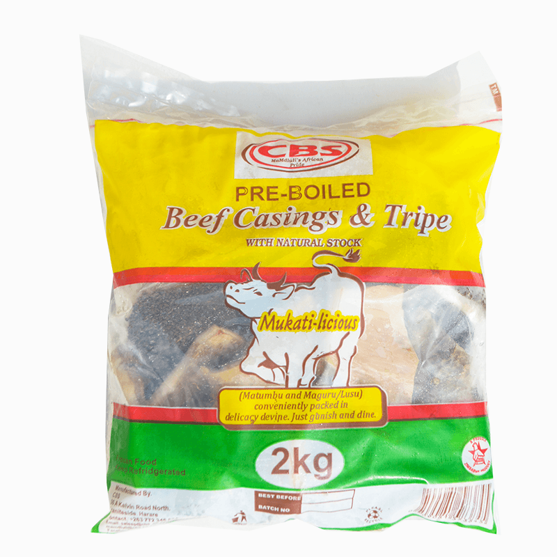 Pre Boiled Beef Casings & Tripe 2kg