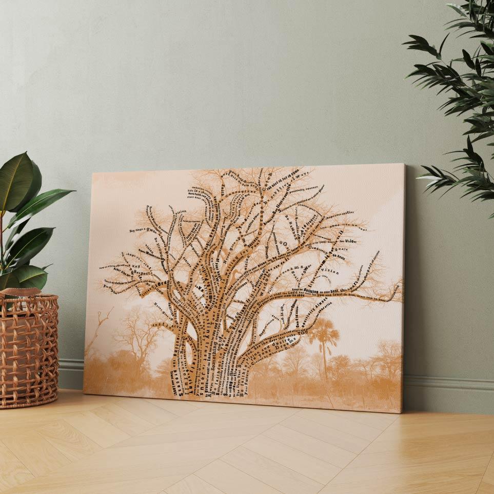 Inspiring Baobab Tree Canvas